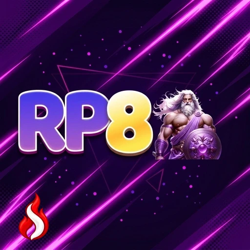 Layar panduan masuk akun rp8 setelah APK terpasang di Android